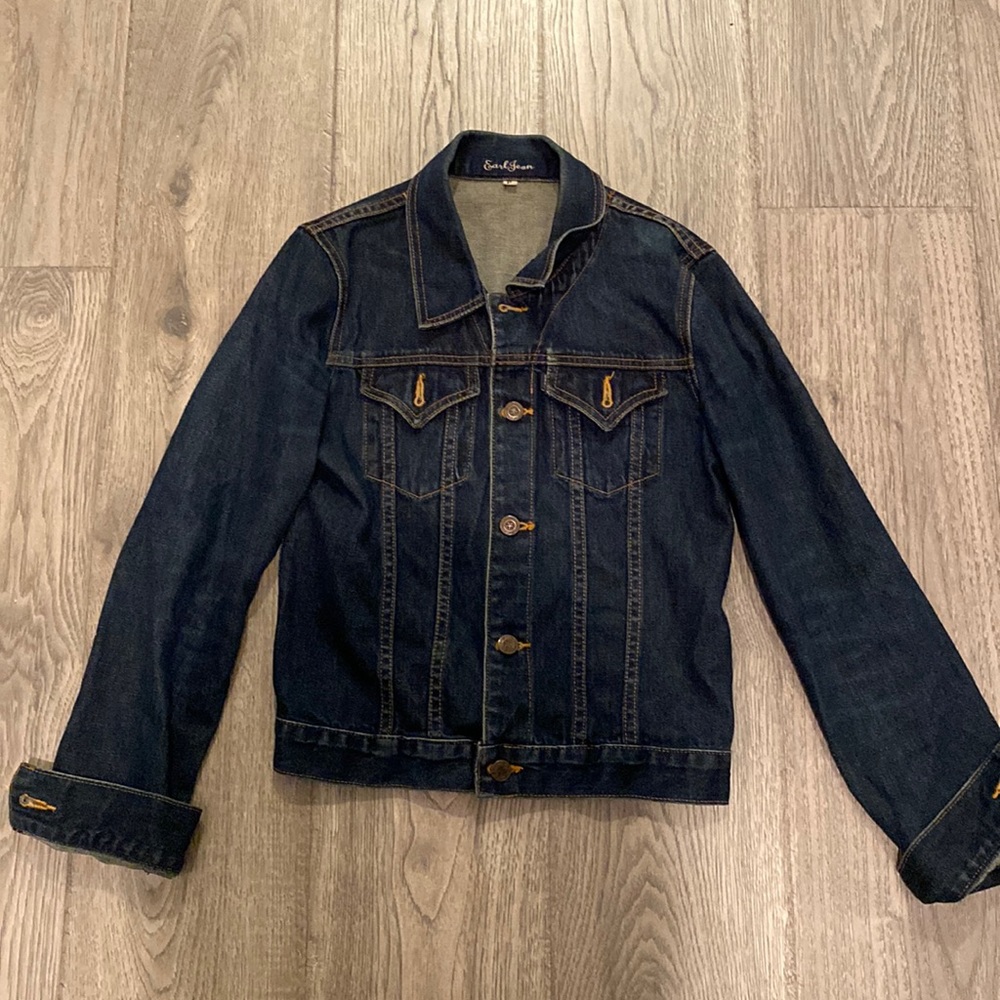 Women’s jean jacket by earl jean size petite
